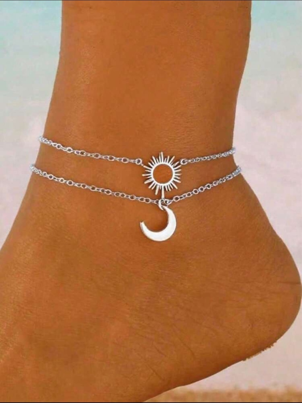 Silver anklets